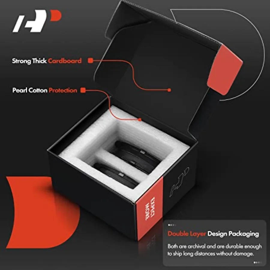 مجموعة وسادات فرامل قرصية سيراميك أمامية وخلفية من A-Premium مع أجهزة كاملة لموديلات سوبارو المختارة بما في ذلك فورستر 2009-20