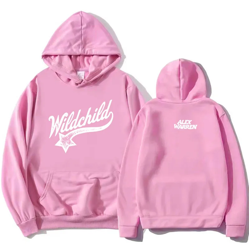 Alex Warren WILDCHILD Hoodies met lange mouwen Casual dames/heren sweatshirts Fleece zacht unisex streetwear grafische merchandise printkleding