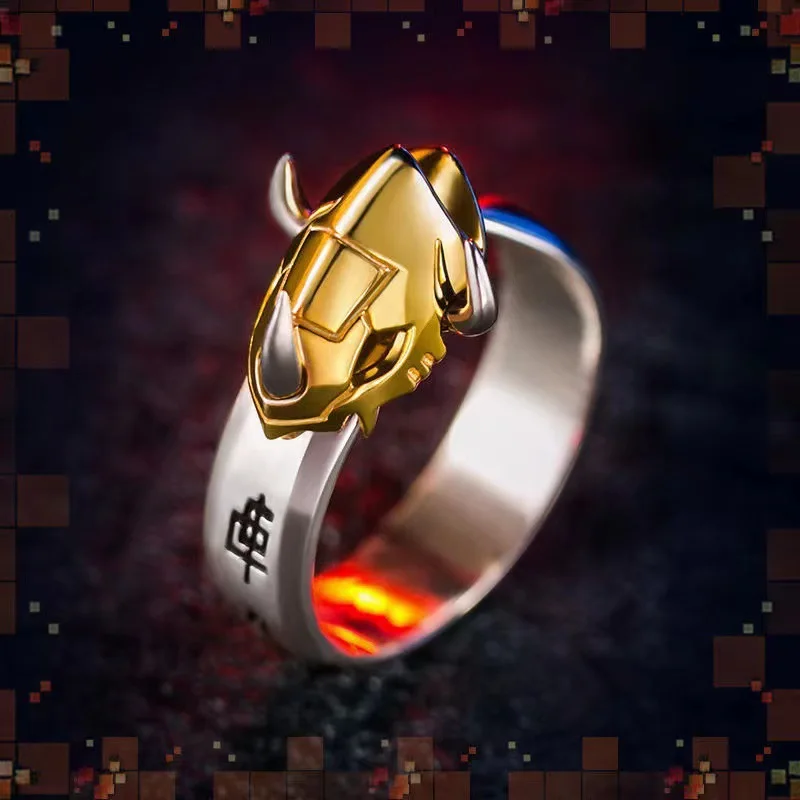 2 teile/satz Anime Digitale Monster Ring Garurumon Cosplay Verstellbare Öffnung Engel Angewomon Ringe Zubehör Geschenke – Detail 4