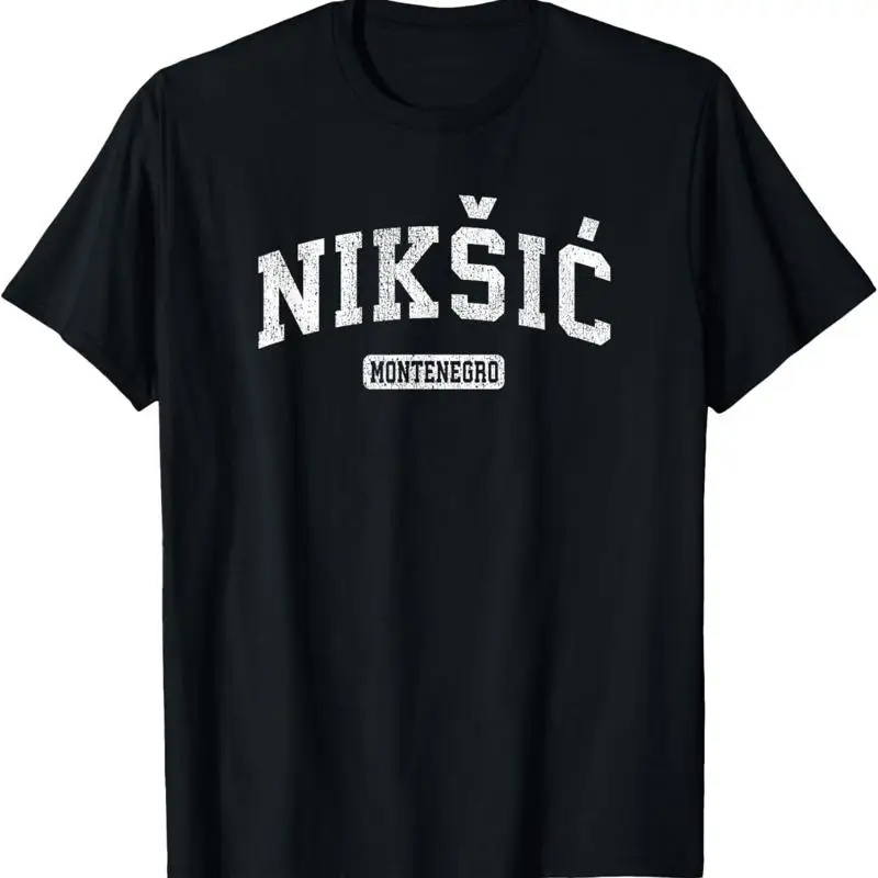 Niksic Montenegro Vintage Sports Design T Shirt-image