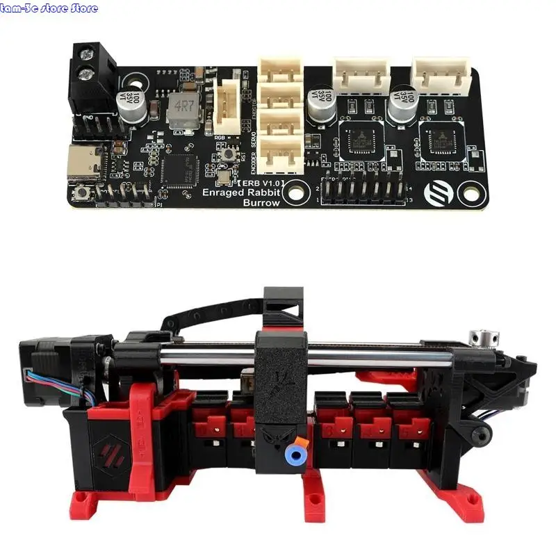 Bagian Printer D0UA untuk Extruder Multicolor 6-Hole Voron 2.4