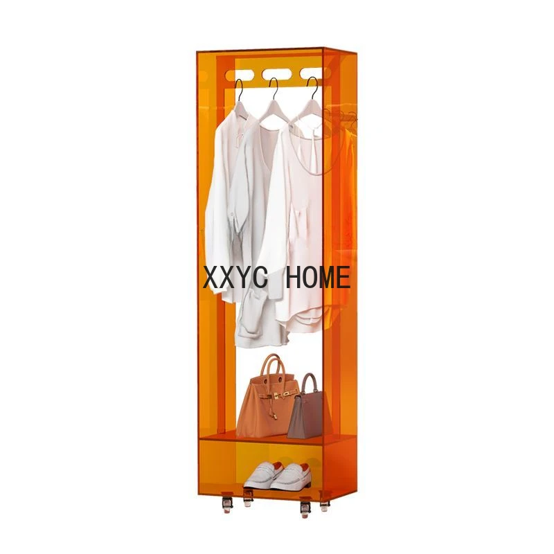 

Simple Modern Acrylic Simple Women's Clothing Display Stand Household Small Safety-Free Body Hanger Clothes Floor-Standing Rack