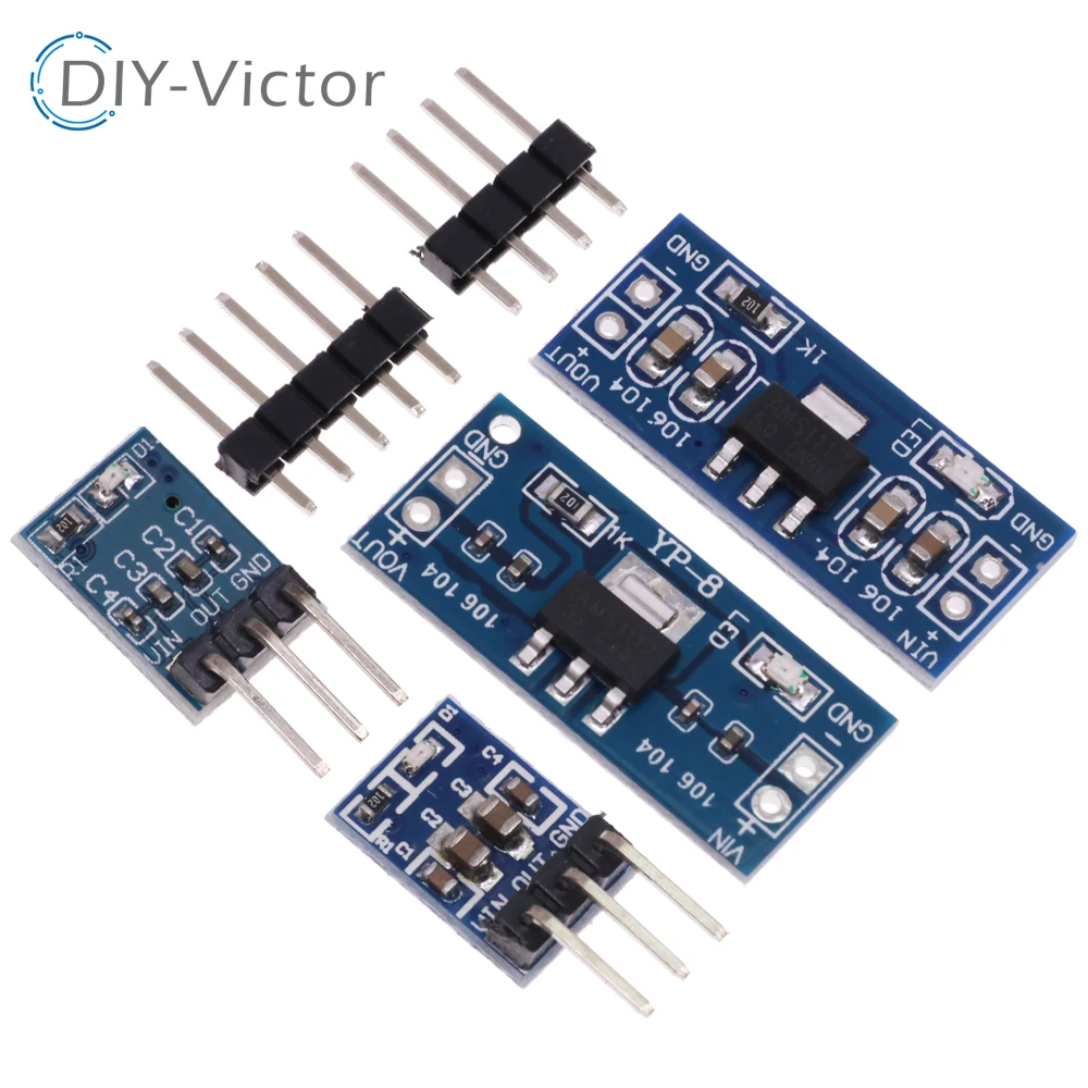 AMS1117 3.3V 5V DC-DC Step-Down Power Supply Module AMS1117-5.0V Power Buck module AMS1117-3.3V LDO 800MA