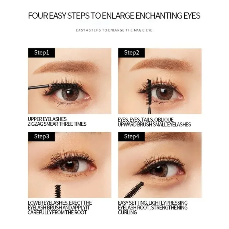 1pcs กันน้ําแต่งหน้าและเหงื่อไม่ Blooming ยาวมาสคาร่าหนา Eyelash EXTENSION Cosmeticos แต่งหน้าสีแดงเสือดาวมาสคาร่า