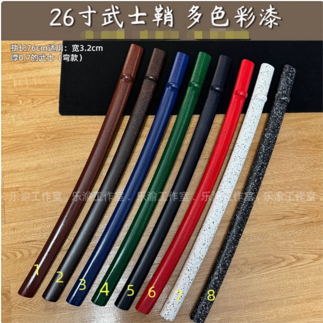 

76*3.2cm Spot Paint Lacquered Wood Saya Sheath Scabbard for Bushido Iaido Kendo Katana Tachi Sword