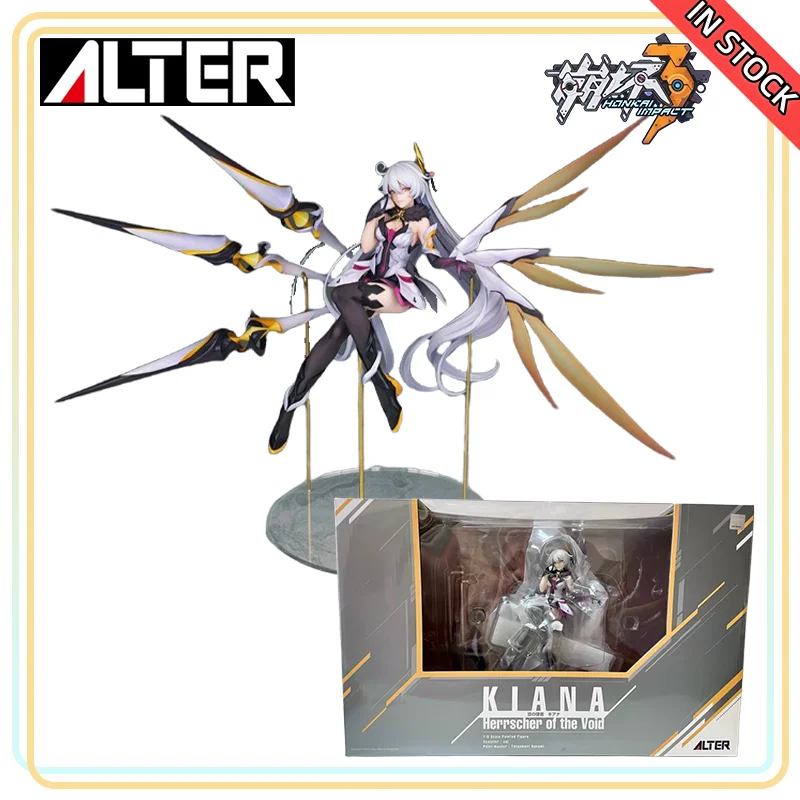 【100% autêntico】em estoque alter original l = 39 h = 29 honkai impacto 3rd kiana kaslana 1/8 personagens do jogo modelo decoração presentes brinquedos
