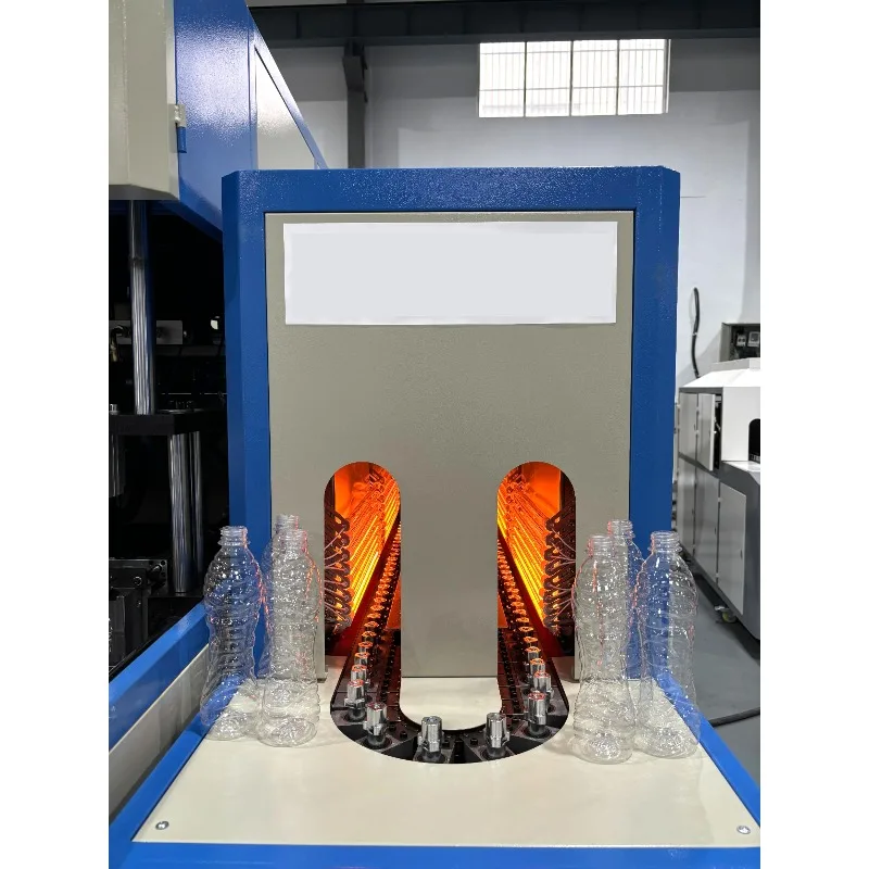 Semi-Automatic Two-Chamber Blowing Machine, Easy Operate for 10ml-3L PET Plastic Bottle Production