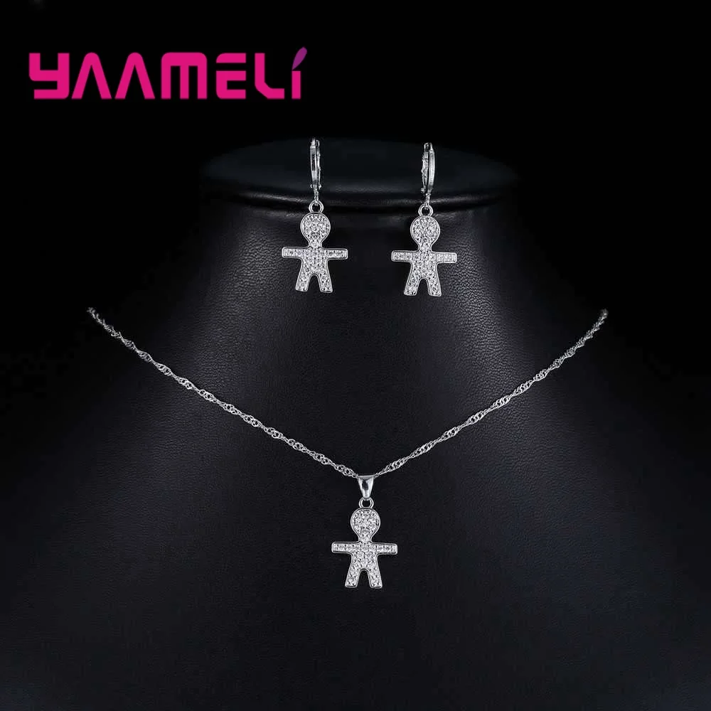 Wholesale  Crystal Wedding Jewelry Sets   Choker Necklace Drop Huggie Earrings Party Accessories