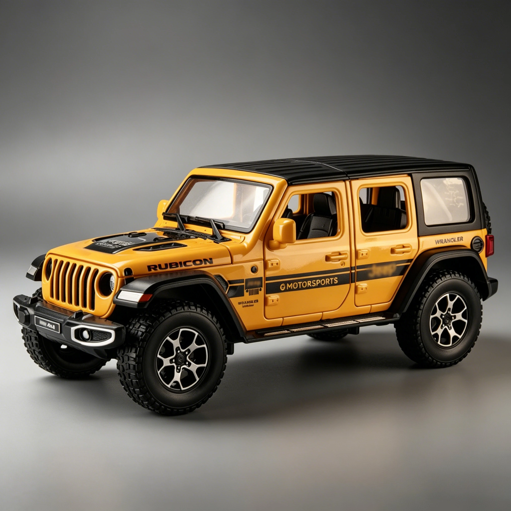 

1:22 Wrangler Rubicon Alloy Car Model Diecasts Metal Off-road Vehicles Car Model Simulation Collection Childrens Toys Gift