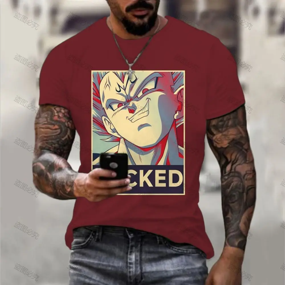 Anime dragon ball z topos impresso camiseta tendência tshirt crianças goku camisetas roupas masculinas harajuku estilo ginásio essentials 2023