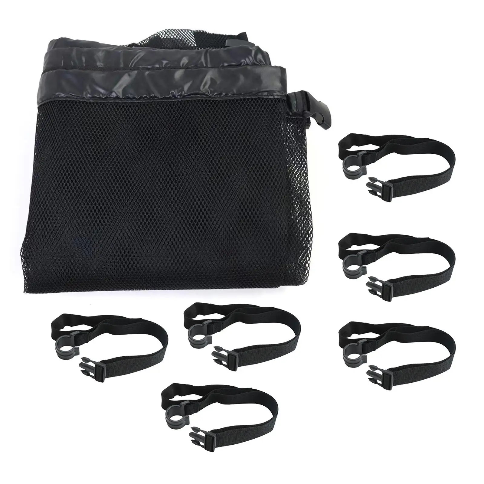 Pool Storage Bag Poolside Pouch Holder Foldable Large Capacity Heavy Duty Toy