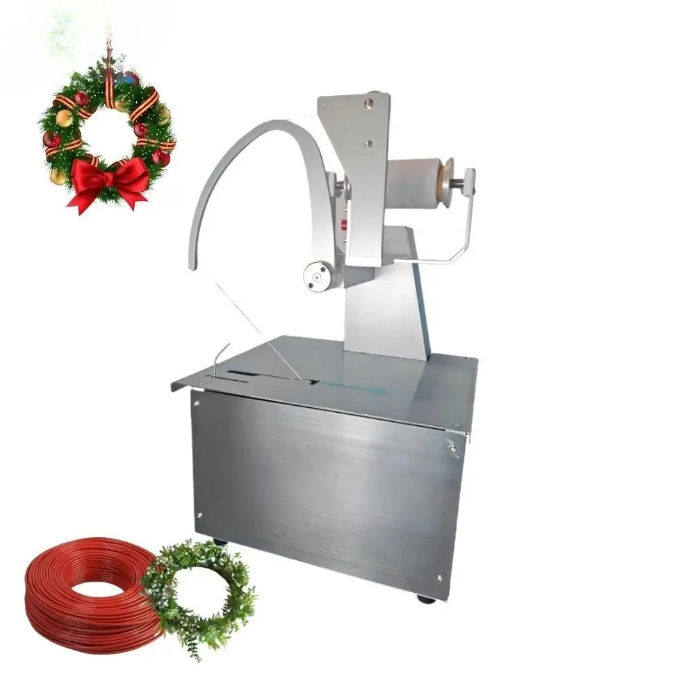 

New Rose Flower Bundling Machine with Elastic Rope Vegetables Bouquet Tying Machine