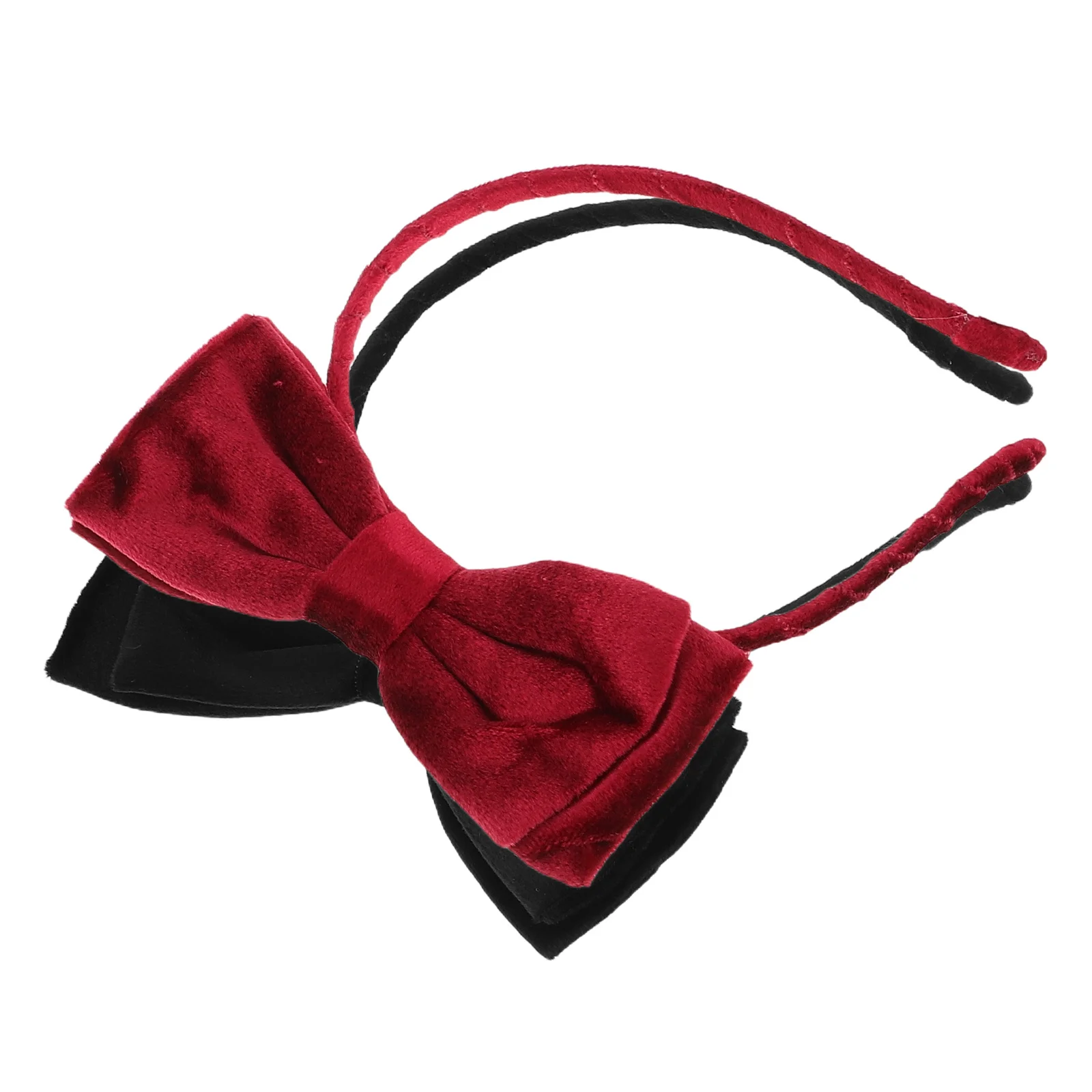 

2pcs Butterfly Knot Hair Ornament: Double-Layer Bow Headbands For Women Cute Chic Hair Accessory Daily Wear Party Office