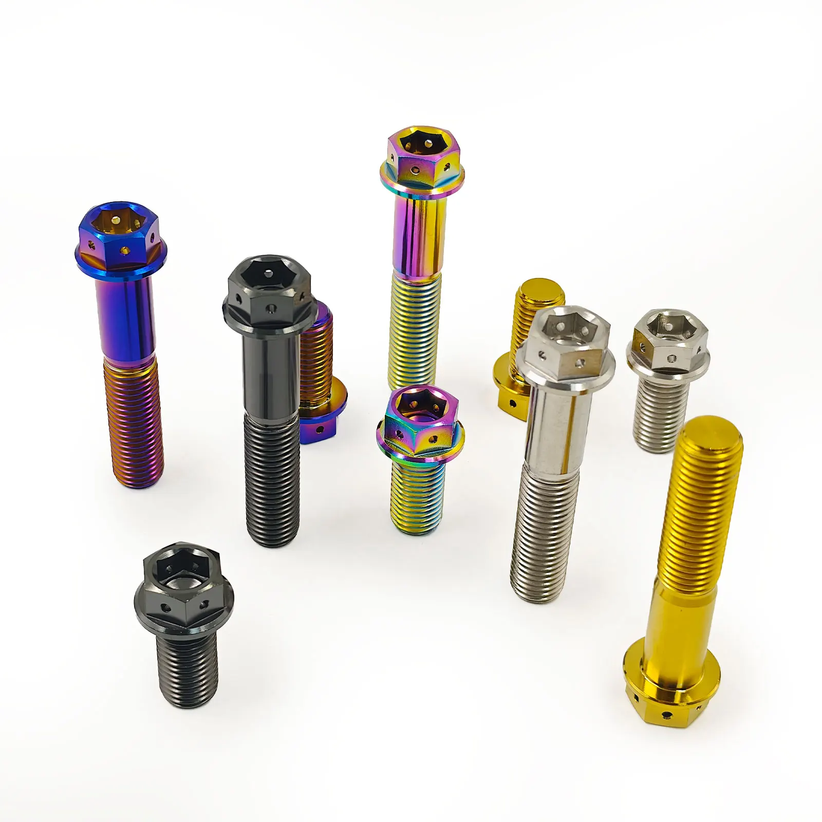Titanium Bolt M6 M8 Hexagon Screws for Bike MTB Bike & Bicycle Motorcycle Car Boat Accessory Parts