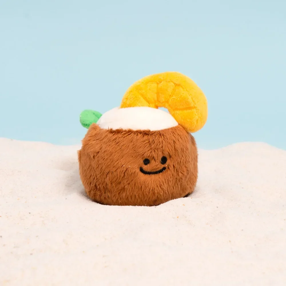 Cute Coconut Toy Food Sound Slow Food Plush Pet Toy Fun Dog Puzzle Slow Food Cat and Dog Puppy Toys Dog Accessories