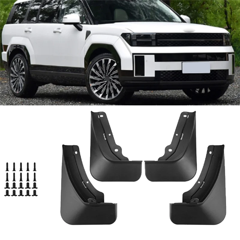 

Accessories Car Mud Flaps Fender Mud Guard Flap Splash Flaps For Hyundai Santa Fe 2023-2024
