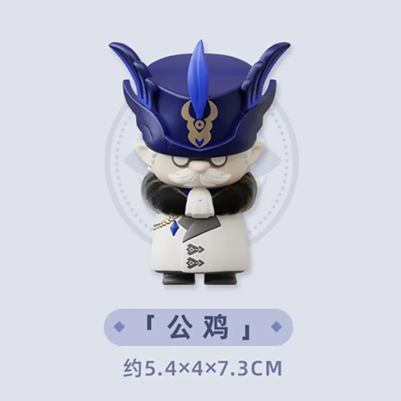 Mihoyo Genshin Impact Fatui Harbinger Q Version Serie Blind Box Desktop Mini Puppe Modell Spielzeug Trend Dekoration Überraschung Geschenke