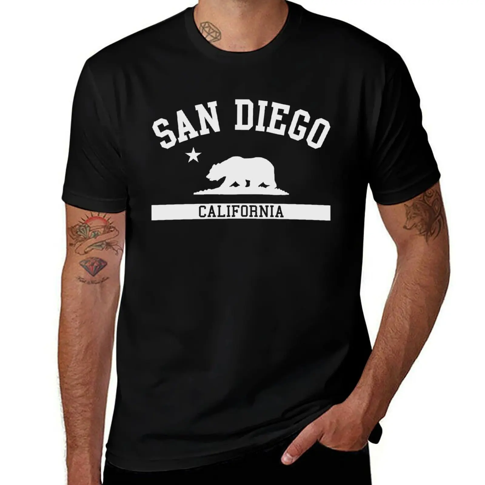 

San Diego T-Shirt t shirt custom print man tshirt man t shirt graphic T-shirt