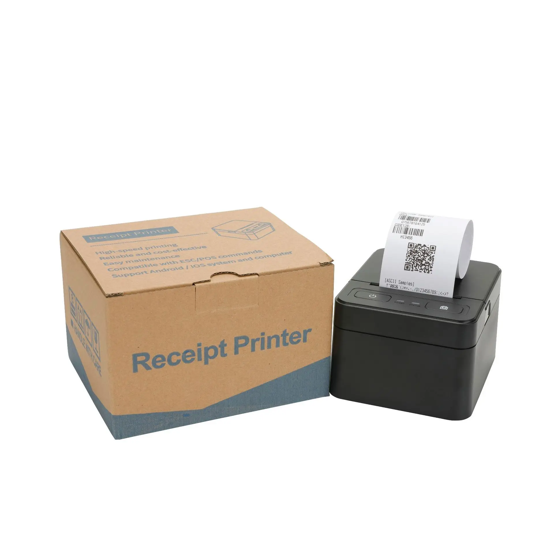 58mm receipt printer supermarket restaurant retail cashier checkout ticket bill USB Bluetooth thermal printer