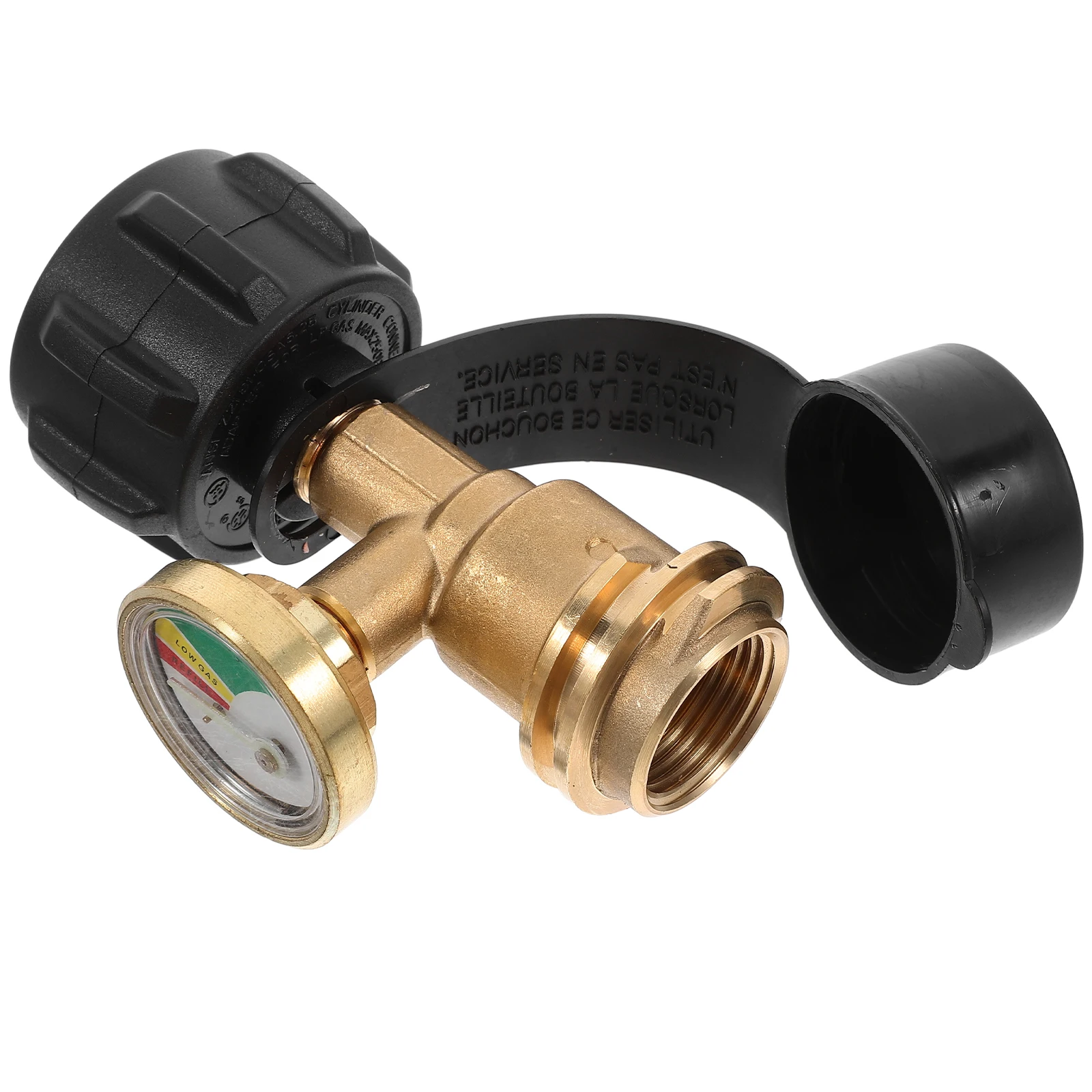 

Propane Tank BBQ Camping Propane Tank Refill Adapter Gas Level Controller Leak Gas Pressure Meter Cylinder