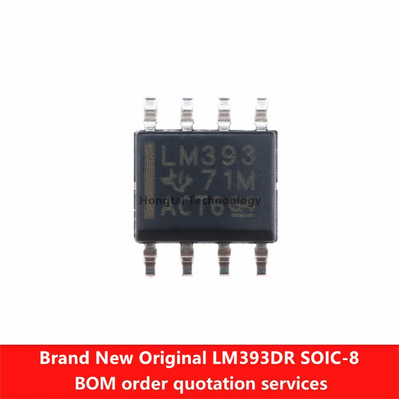 New Original LM393DR SOIC-8 Dual Voltage Comparator IC Chip