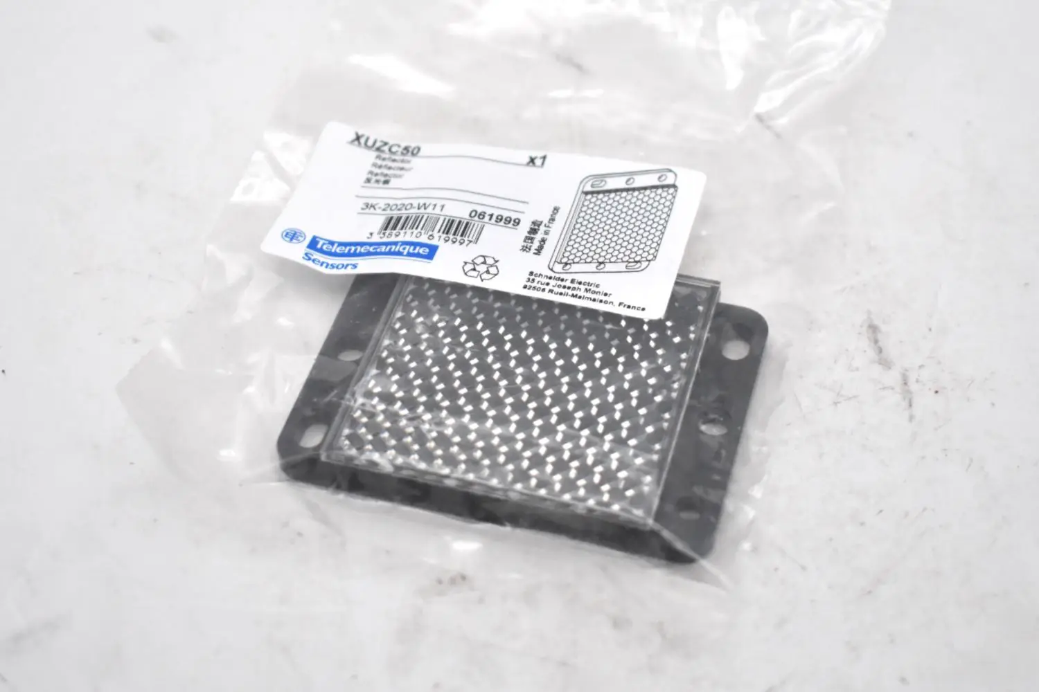 Accessory for sensor, reflector, 50 x 50 mm XUZC50