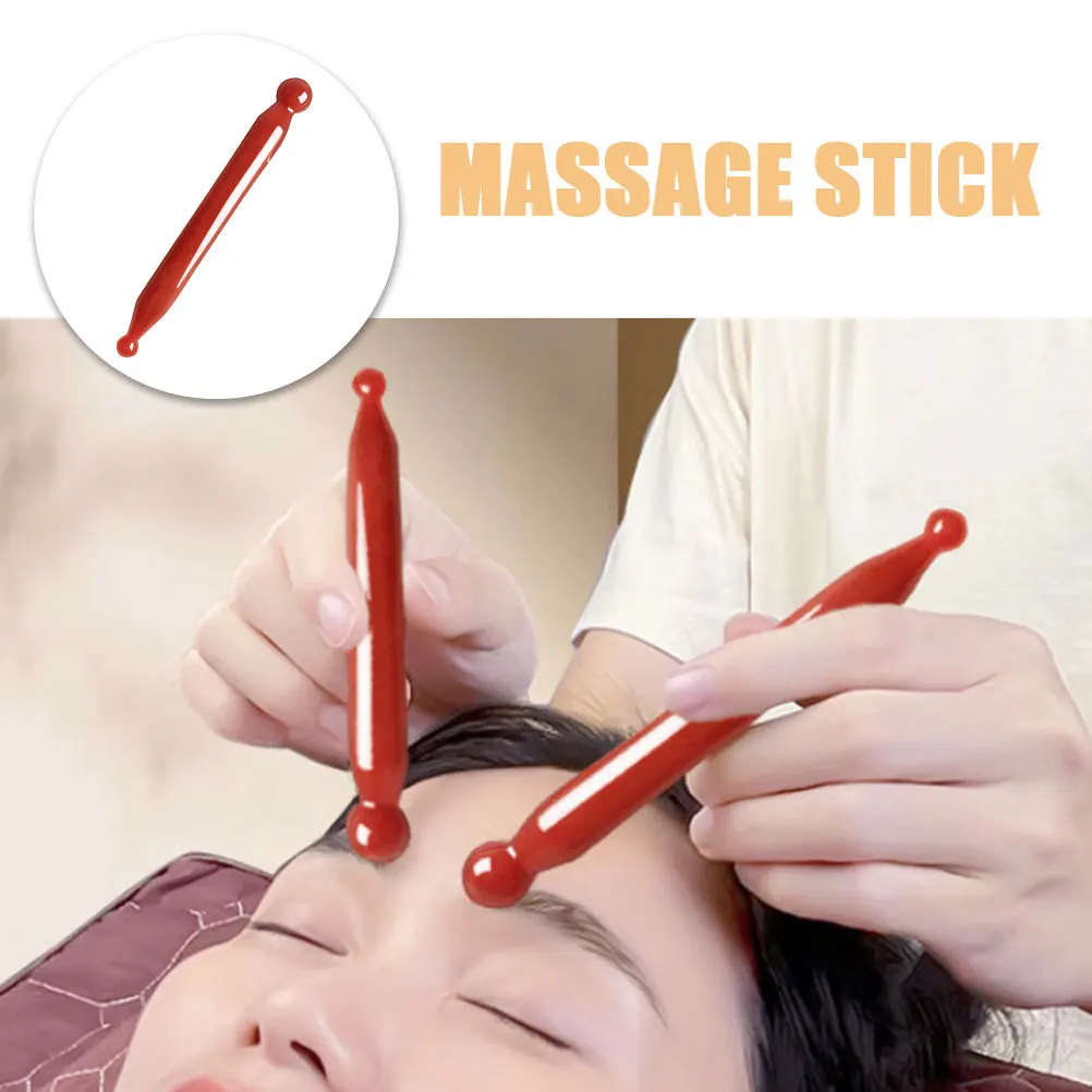 

Convenient Acupressure Pen Massage Tools Resin Stick Portable Multiuse for Home Hotel Travel Relaxation Massage Stick