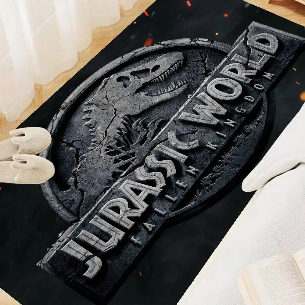 ديناصور الكرتون الحديقة الجوراسية المدخل السجاد الرجعية متعددة الاختيار غرفة المعيشة المطبخ البساط عدم الانزلاق ترحيب البساط #4