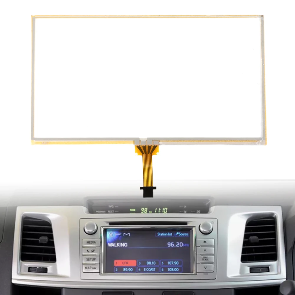 6.1 inch 12 Pins Touch Screen Digitizer LA061WQ1(TD)(04) for Toyota Corolla Camry RAV4 Pruis C Radio LA061WQ1