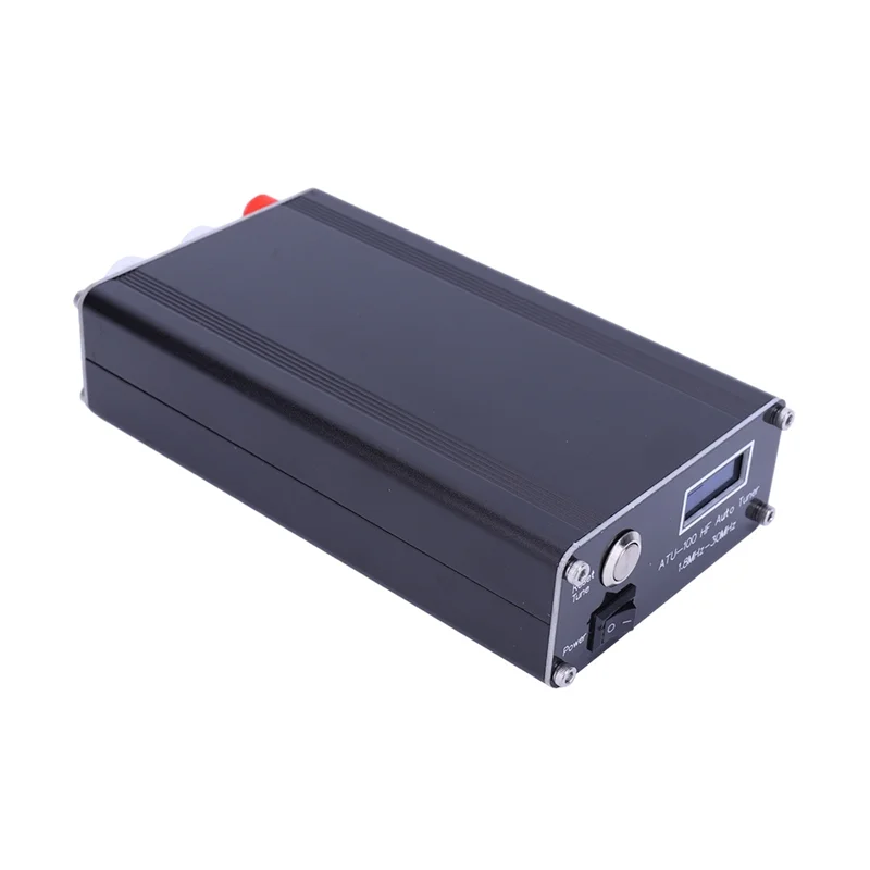 موالف هوائي محمول A73T ATU-100 بواسطة N7DDC + 0.91 OLED موالف هوائي أوتوماتيكي 1.8 ميجا هرتز -30 ميجا هرتز ATU-100 صندوق الإصدار V3.2