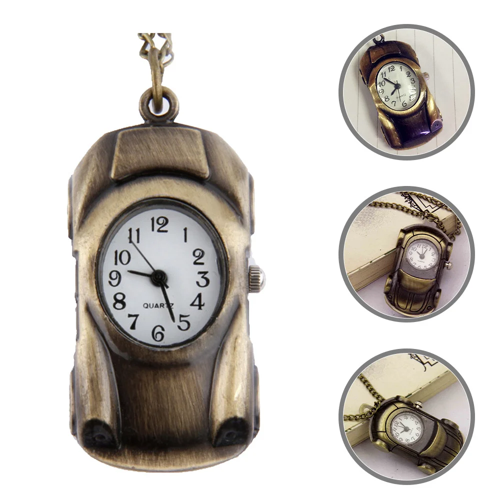 

Retro Pocket Watch Alloy Necklace Watch Hanging Design Exquisite Detail Fashion Accessory Vintage Pocket Watches