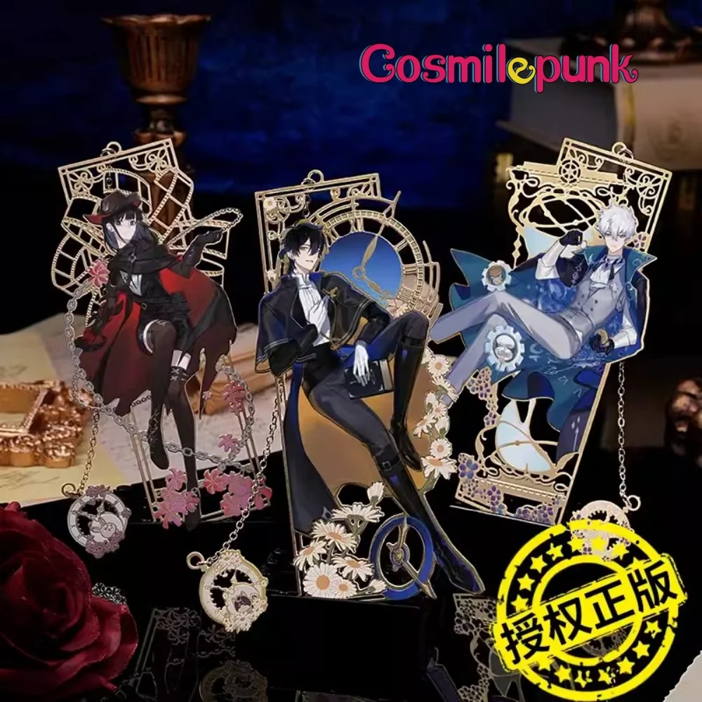 Anime Link Click Shiguang Daili Ren Cheng Xiaoshi Lu Guang Qiao Ling Metal Bookmark Anime Cosplay Props