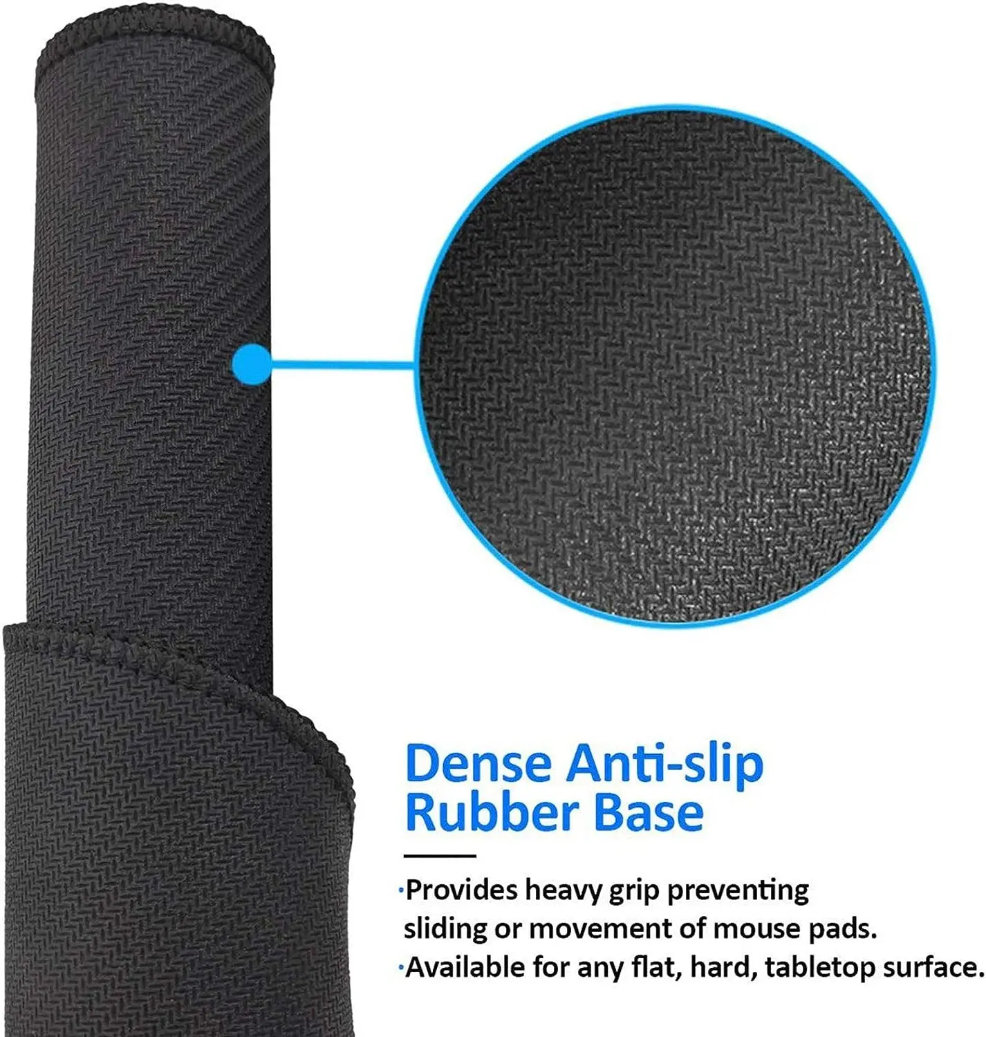 Mechanical Discs Round Non-Slip Rubber Base Mouse Pads with Durable Stitched Edges for Wireless Mouse Computers Laptop Office