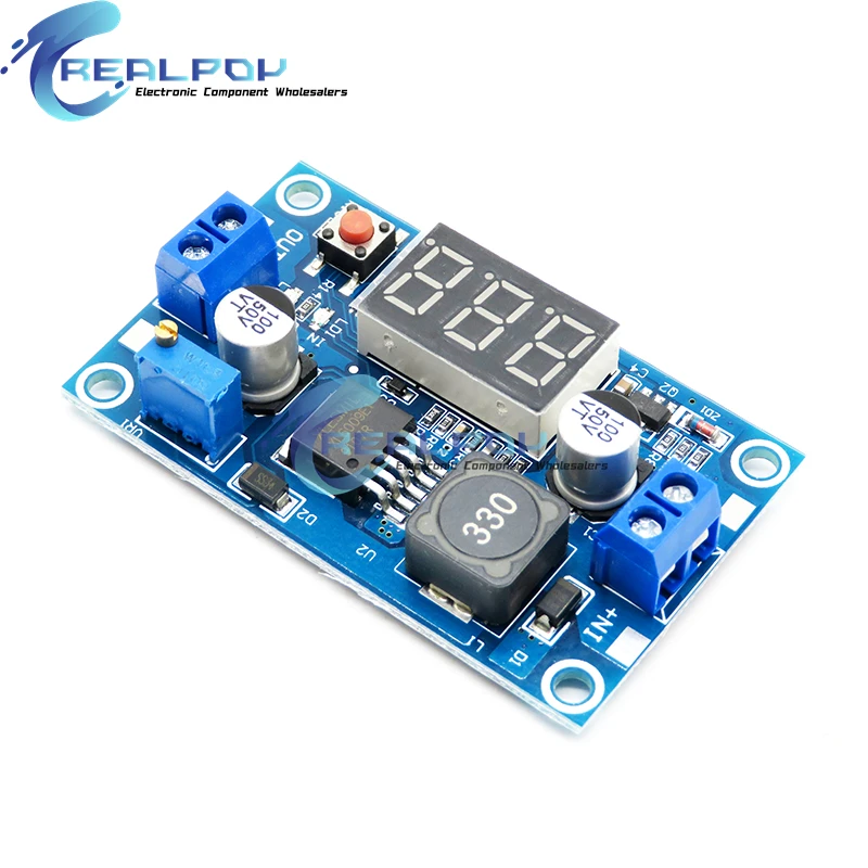 DC-DC XL6009 Digital Boost Step Up Power Supply Module Adjustable 4.5-32V to 5-52V Step-up Voltage Regulator With LED Voltmeter