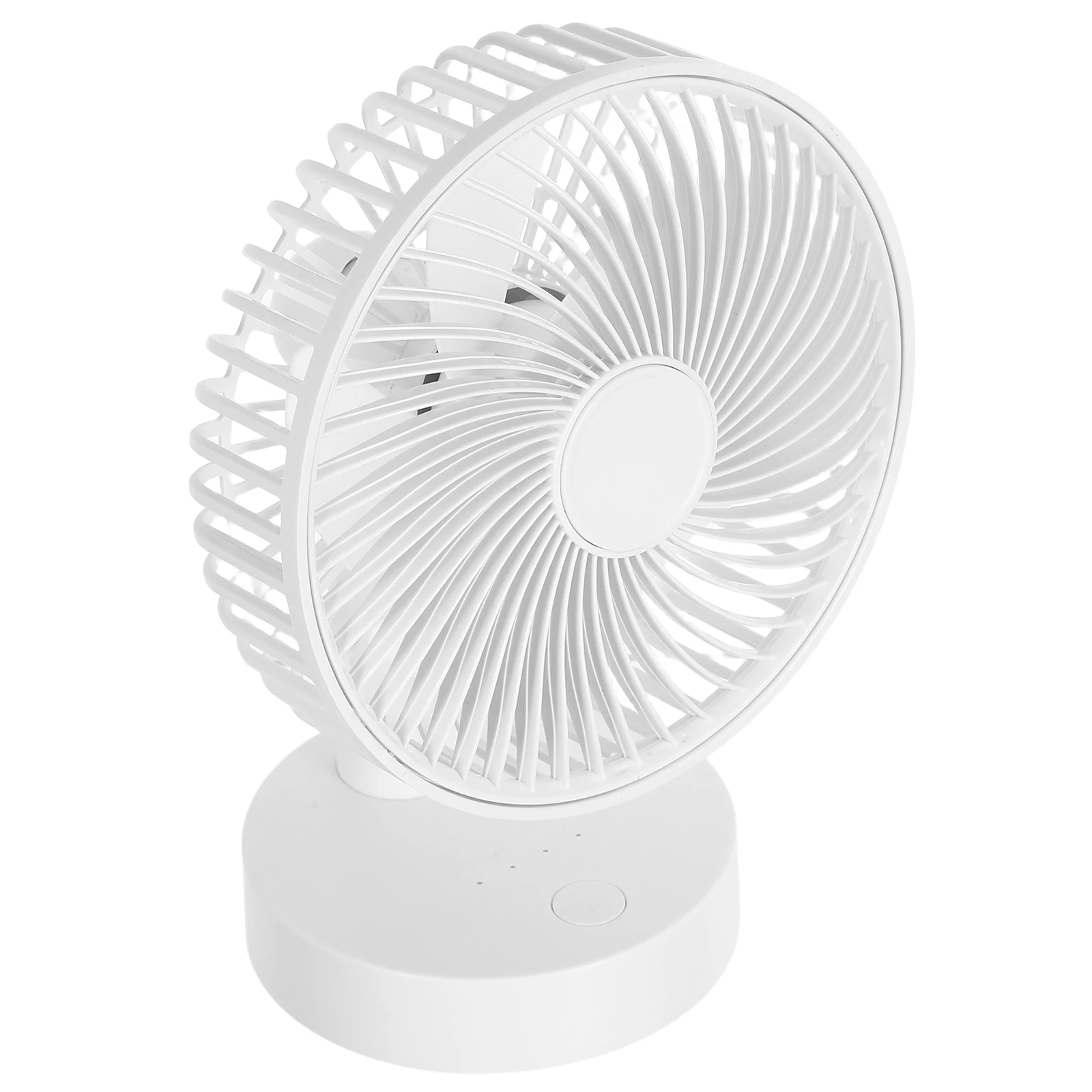 

Mini USB Fan Portable Rechargeable Wireless Desk Fan Adjustable Gear Strong Wind Quiet Cooling for Car Office Home Travel