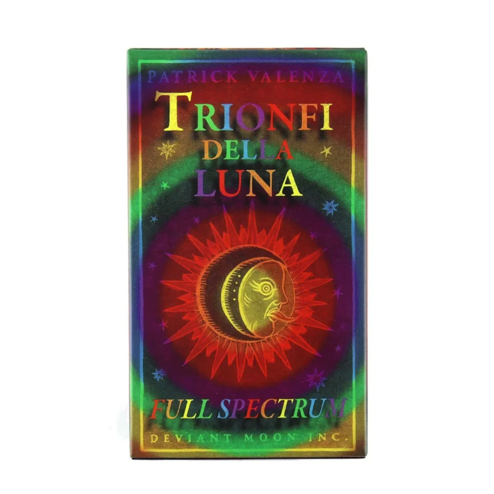 

Newest Trionfi Della Luna Tarot Oracle Beginner Fortune Telling Classic Gathering Board Game Cards