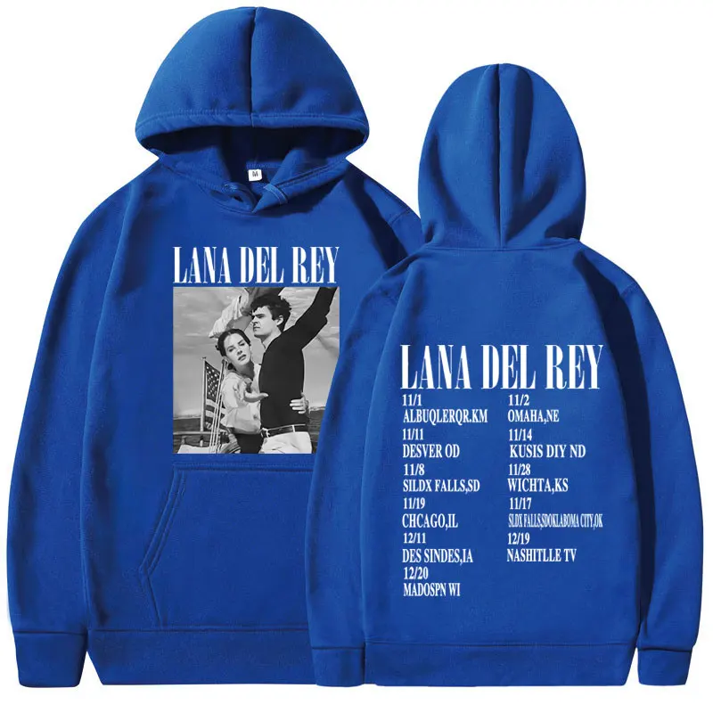 Fashion Lana Del Rey Hoodies Printed Men Woman Oversized Y2k Hoodie Streetwear Sweatshirts Harajuku Pullovers Unisex Clothing