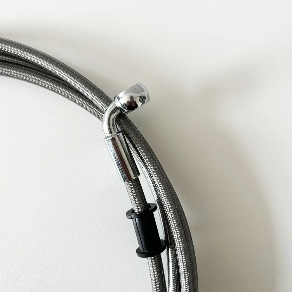 Selang Kopling Rem Hidrolik DOT 10~500cm M10 Banjo 0 ° /28 ° /90 °   Tali Oli Jalinan untuk Sepeda Motor Suzuki Kawasaki Yamaha