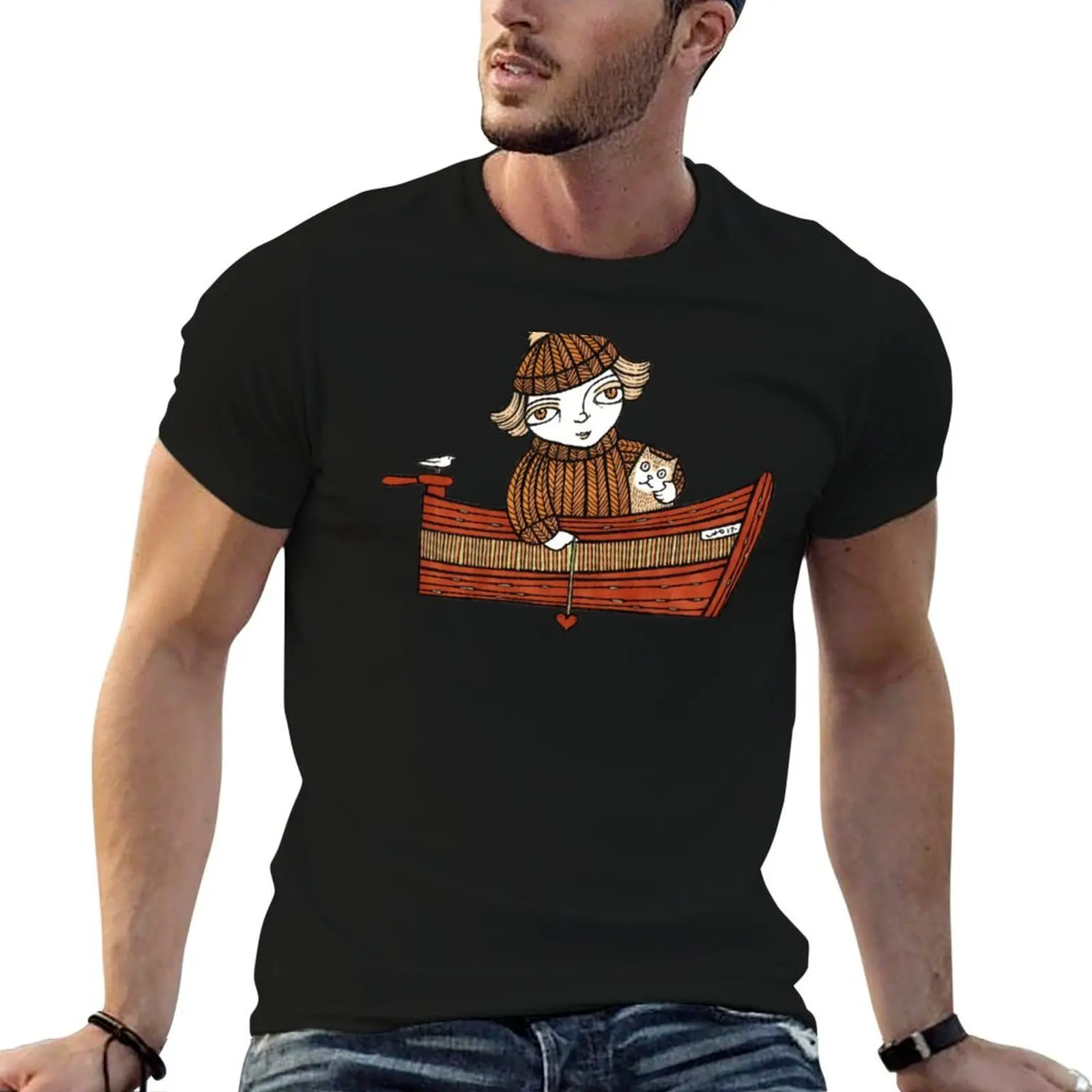 Dawn & Dinky (Dunbar Harbour) T-Shirt cheap stuff quick drying T-shirt men
