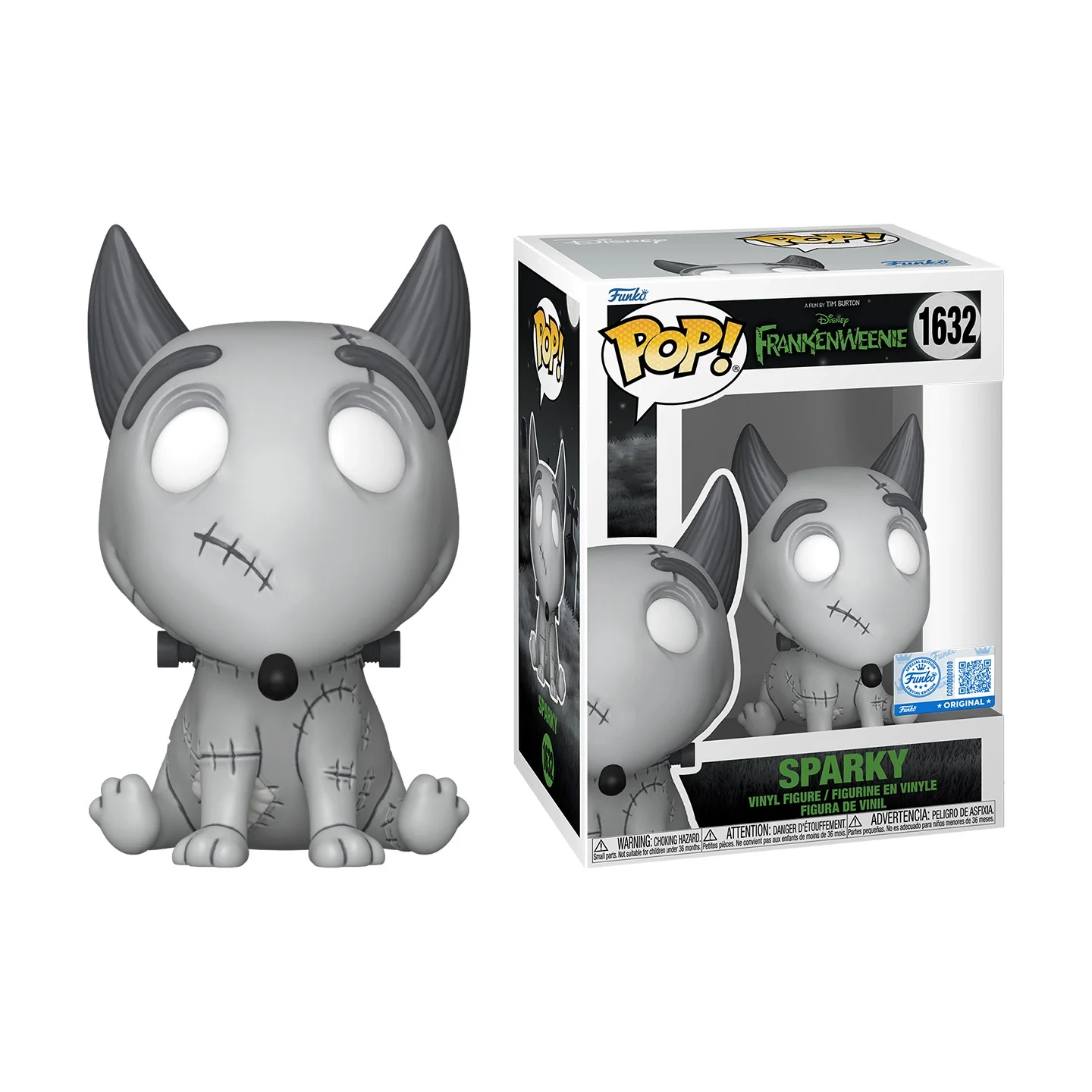 

Frankenweenie Funko Pop Animation & Cartoons Sparky Anime Peripheral Figurines Toys for Boys Gift Collectible Ornaments