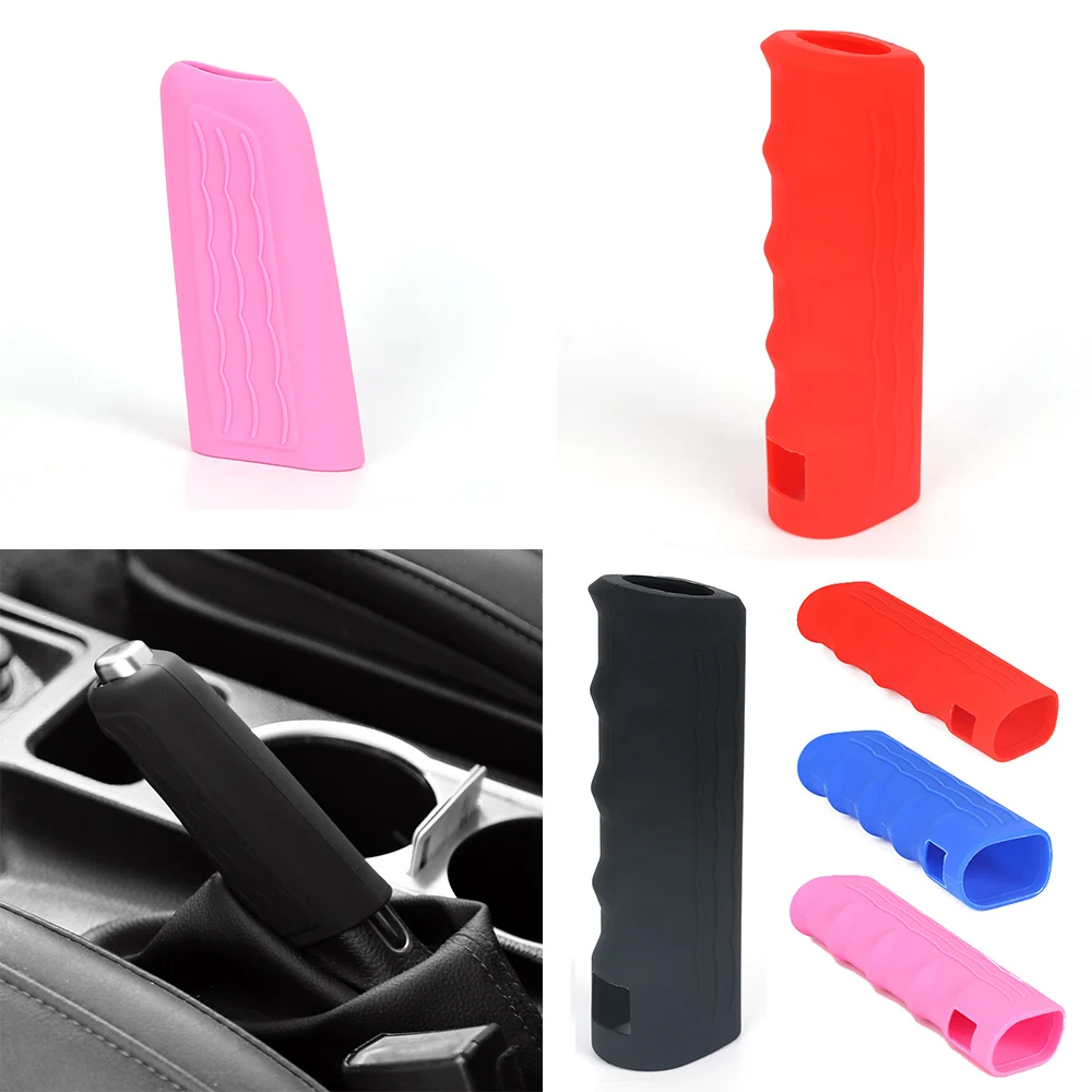 Hand Brake Universal Car Handbrake Sleeve Silicone Cover Anti-Skid Auto Parking Brake