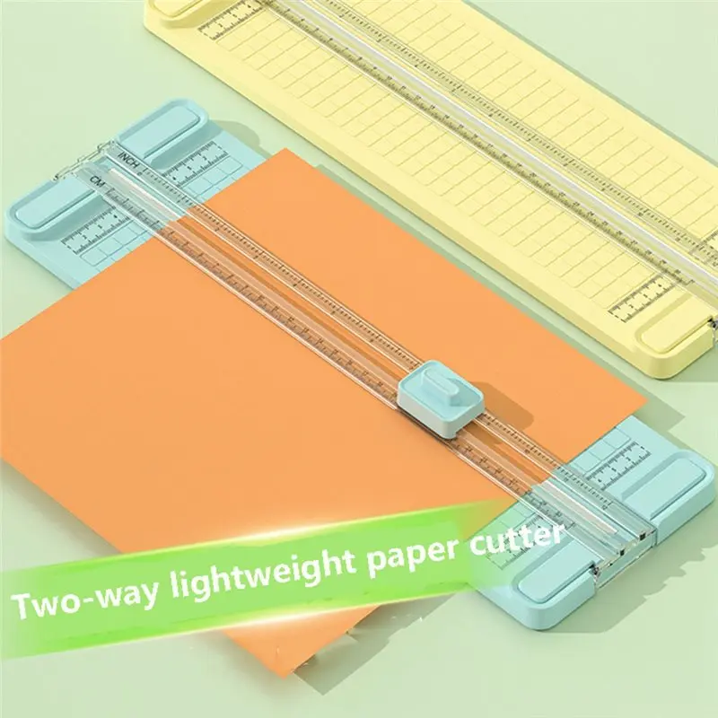 A86P-4 في 1 قاطعة ورق ثنائية الاتجاه، قاطعة ورق مكتبية يدوية، إرسال 4 رؤوس قاطعة، تصميم للمدارس والمكاتب والمنازل