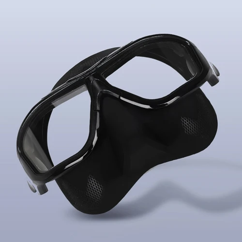Imagen 2 del producto Nueva máscara de buceo antivaho de alta definición con marco grande, equipo de snorkel, gafas de buceo con marco grande de cara completa