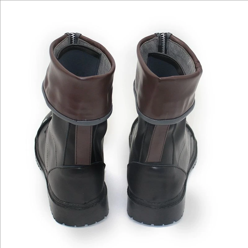 Halloween-Kostüme Cloud Strife Cosplay Schuhe Game Exhibition FF7 Avalanche Cloud's Boot Herren Kampfstiefel aus Leder