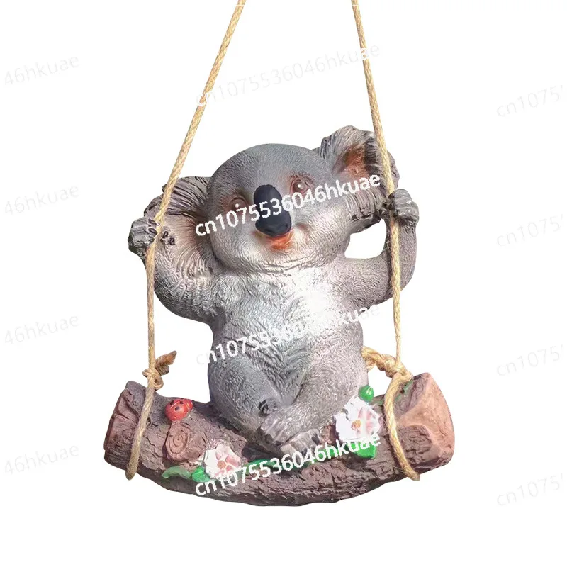 

Outdoor Luminous Swing, Koala Lamp, Cultural Tourism Landscape, Courtyard Decoration, Hanging Lamp