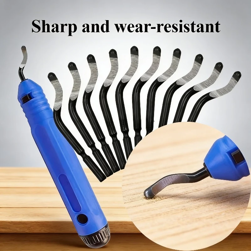 Deburring Tool Kit  Internal External Blades for Metal Wood Plastic - Precision Deburring Hand Tool for Jewelry Making DIY