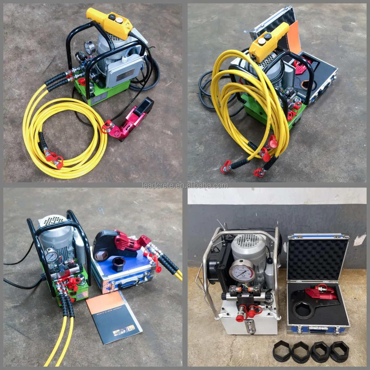 短納期HYTORC電動中空油圧トルクレンチ（減速スリーブ付き）