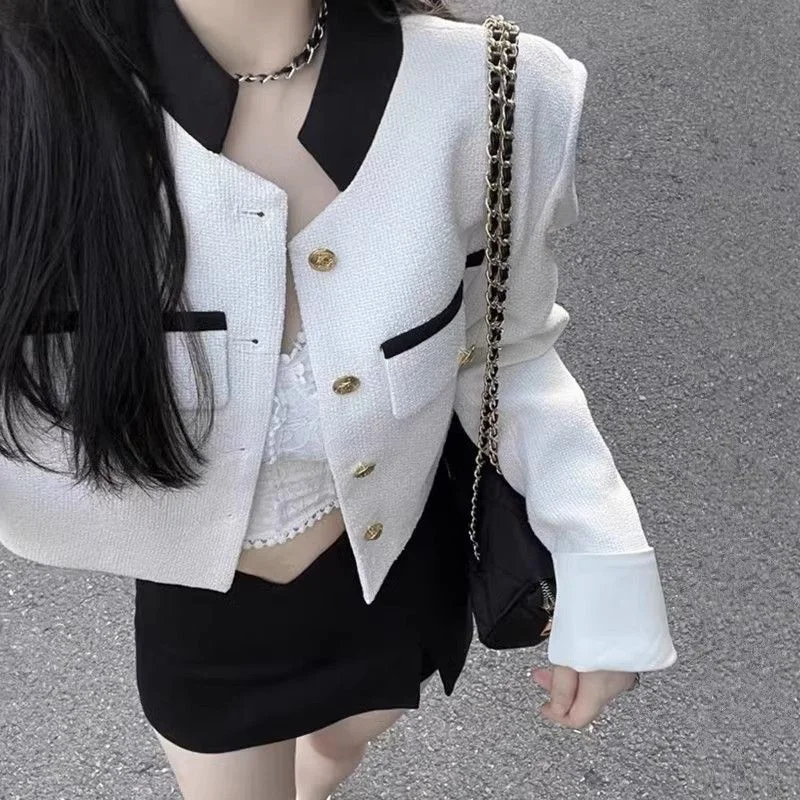 

2025 Spring And Autumn New Lmperial Sister and Socialite Temperament, High-end Feeling, Small Fragrant Style Jacket For Women