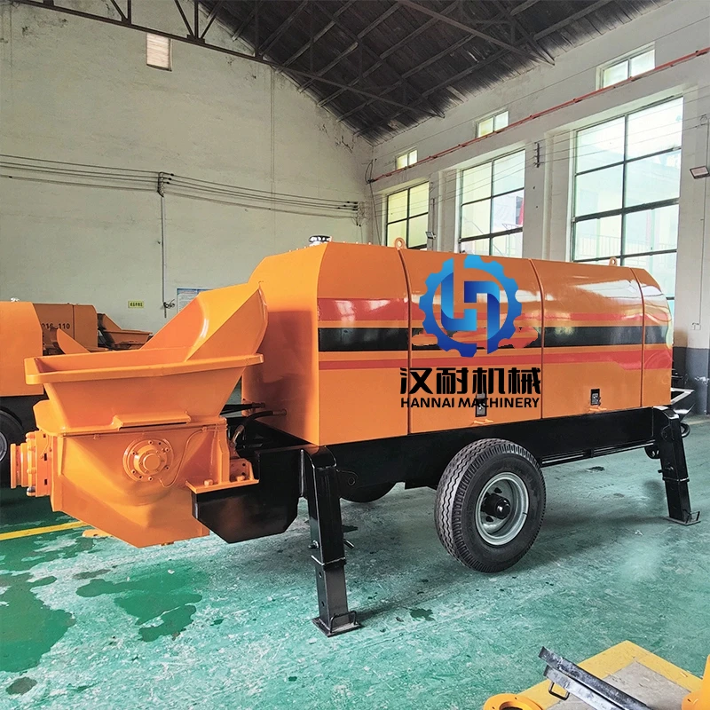 Efficient Concrete Pump Mini Diesel Concrete Delivery Pump Construction Machinery Factory Price Concrete Mixer With Pump new2025