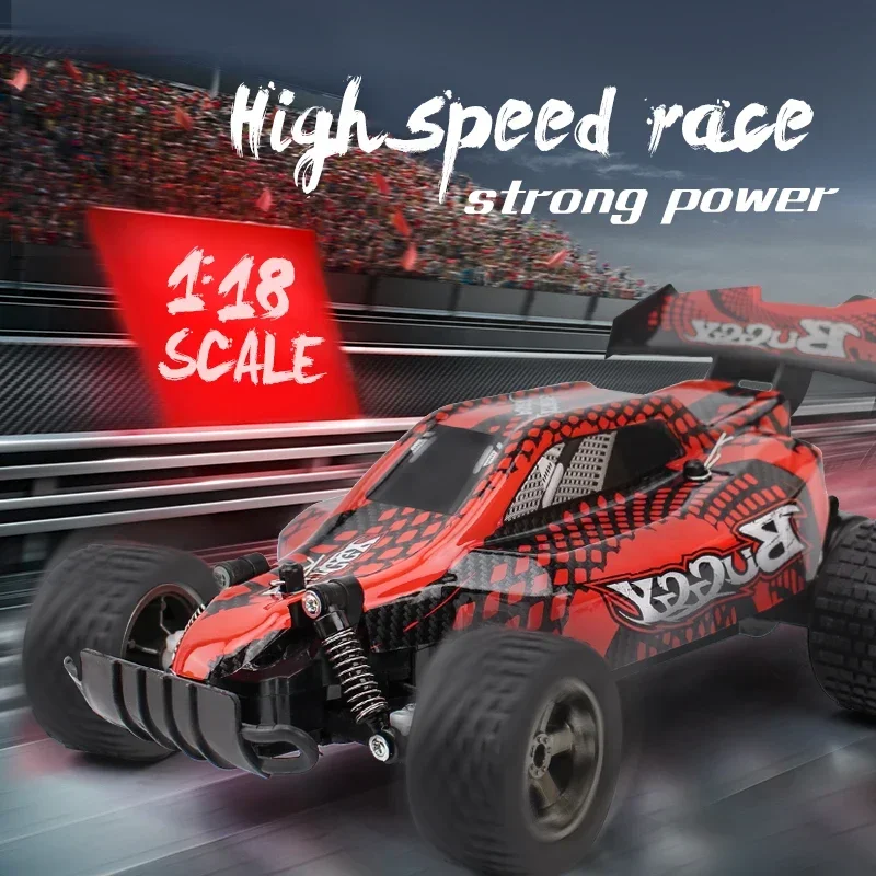 Rc Car 1:18 Monster Truck High Speed Off Road Drift Radio Controlled Buggy Fast Remote Control Car Children Toys for Kids Boys